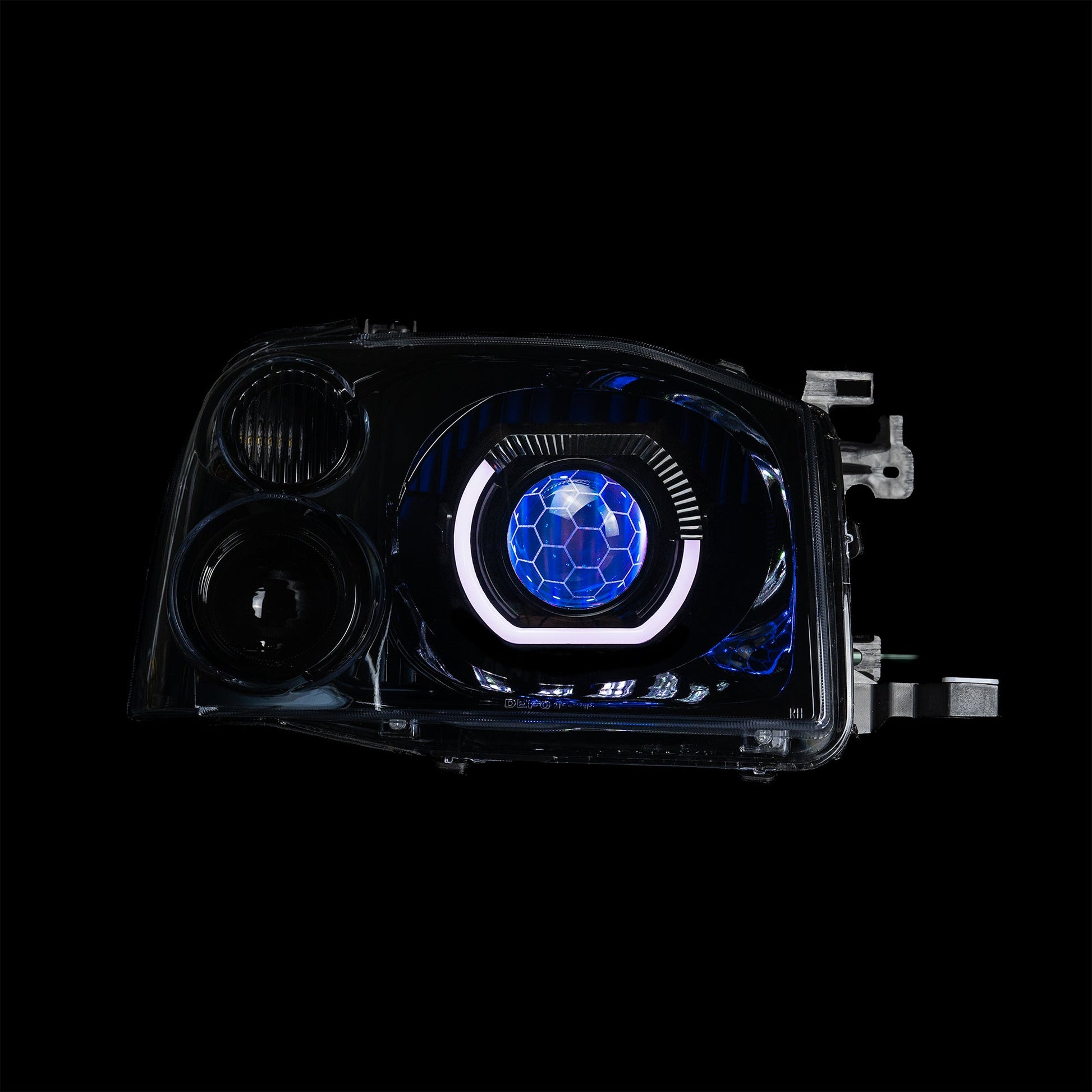 Nissan Navara D22 LED 'Angry Eye' Headlights - Bushdoof Lighting
