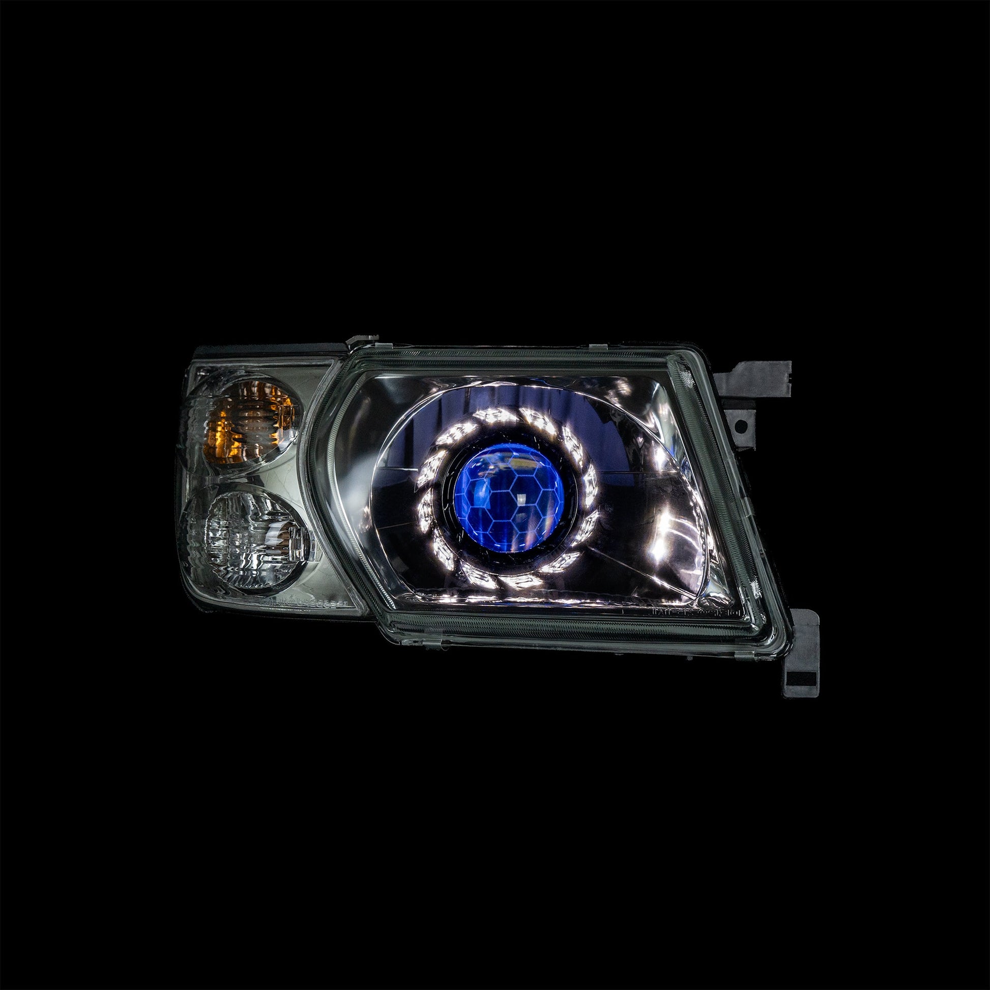 Nissan Patrol Y61 S1 - 3 LED 'Turbine' Headlights - Bushdoof Lighting