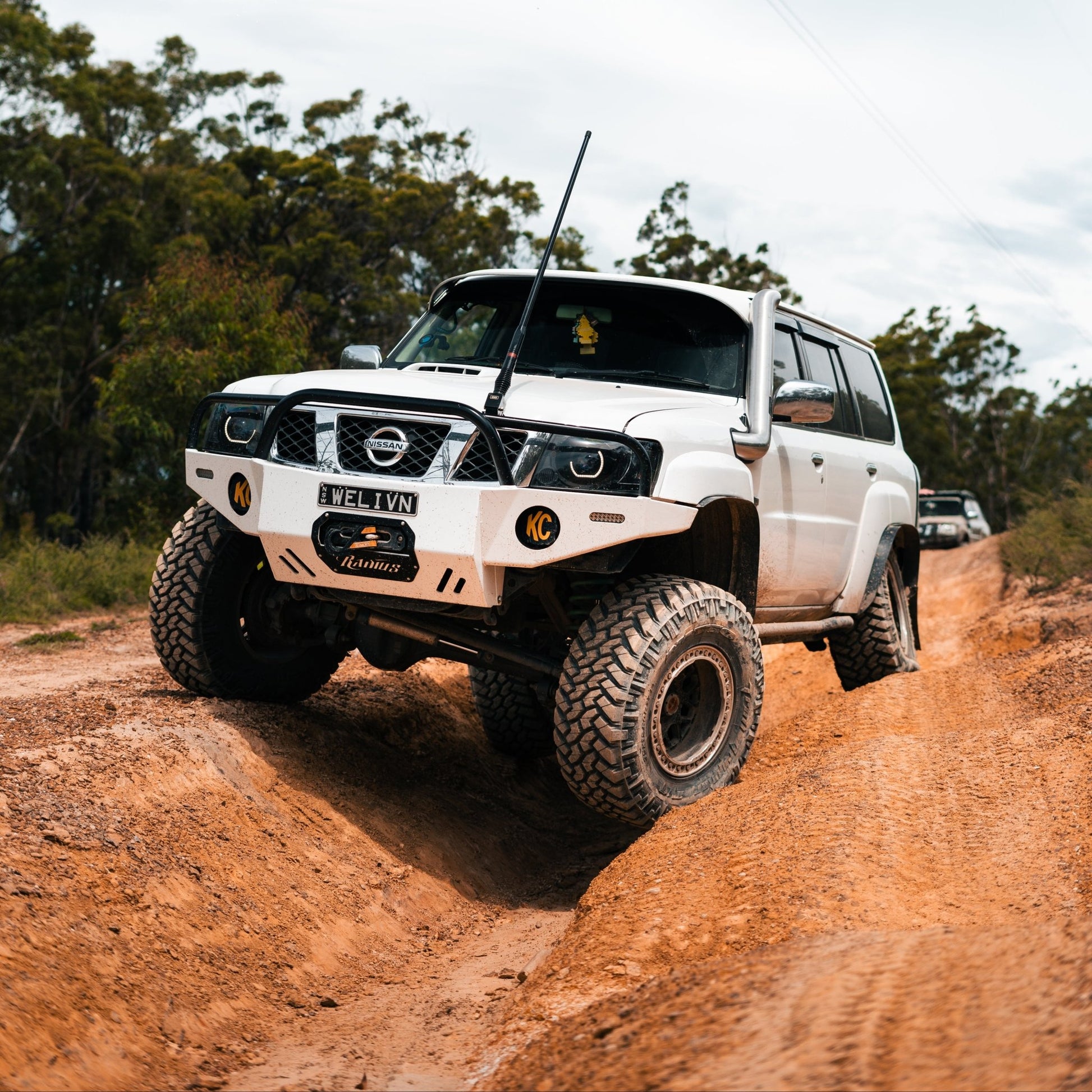 Nissan Patrol Y61 S4 LED 'Angry Eye' Headlights - Bushdoof Lighting