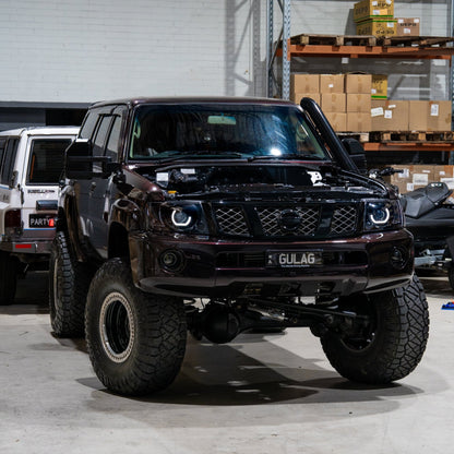 Nissan Patrol Y61 S4 LED 'Angry Eye' Headlights - Bushdoof Lighting