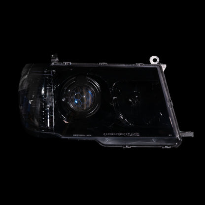 OEM+ Black Headlights to suit Toyota 100/105 Series - Bushdoof Lighting