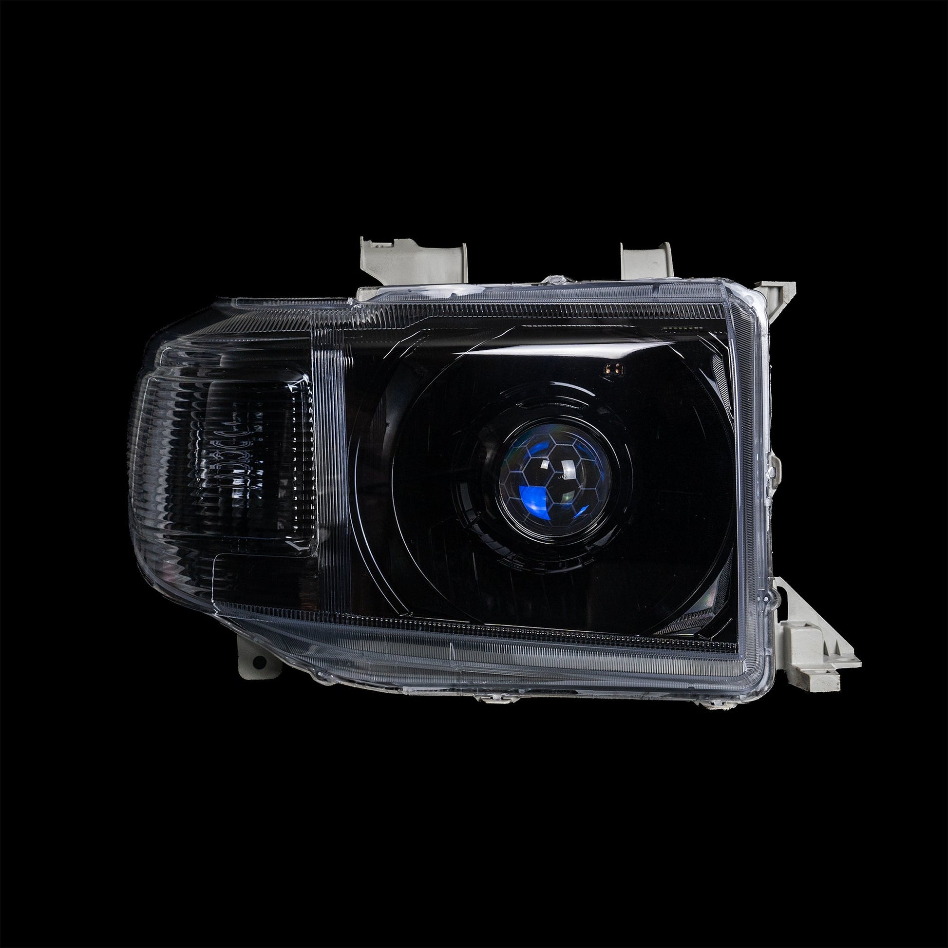 OEM+ Black Headlights to suit Toyota 70 Series - Bushdoof Lighting