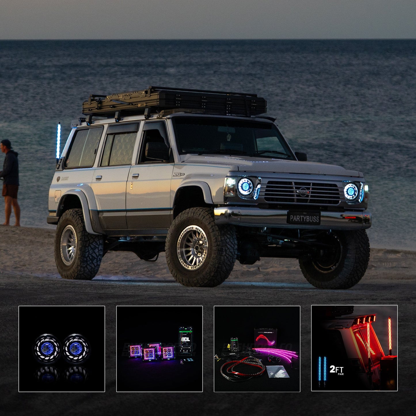'Partybuss' GQ Patrol Bundle - Bushdoof Lighting