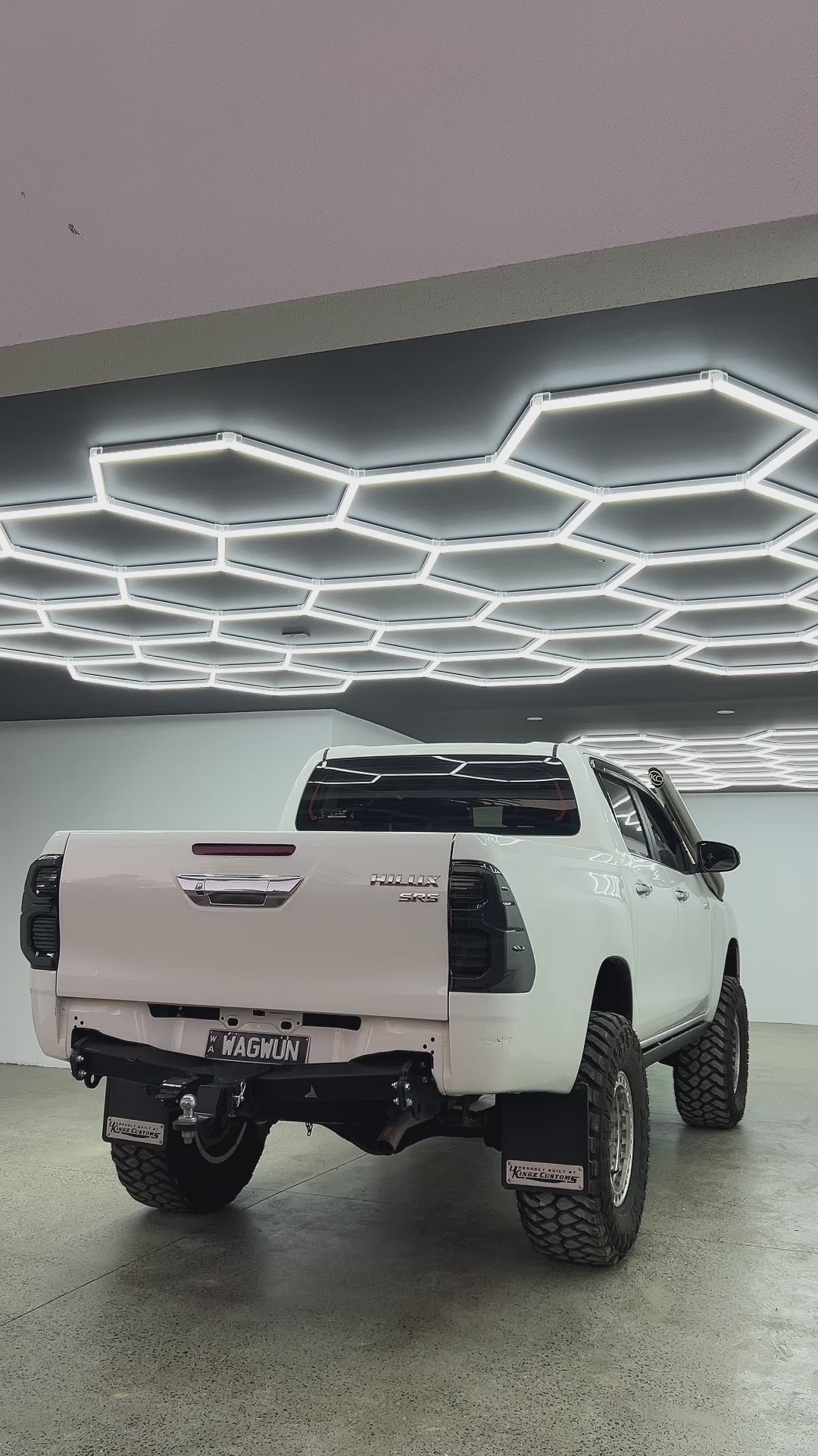 Blacked Out LED Tail Lights for Toyota N80 Hilux 2015+ (GR Style)