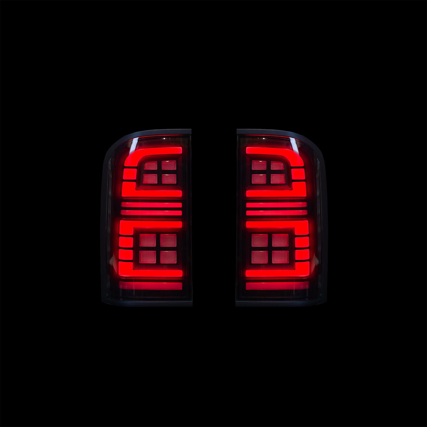 Blacked Out LED Tail Lights for Nissan GU S1-3 Patrol Y61