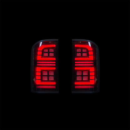 Blacked Out LED Tail Lights for Nissan GU S1-3 Patrol Y61