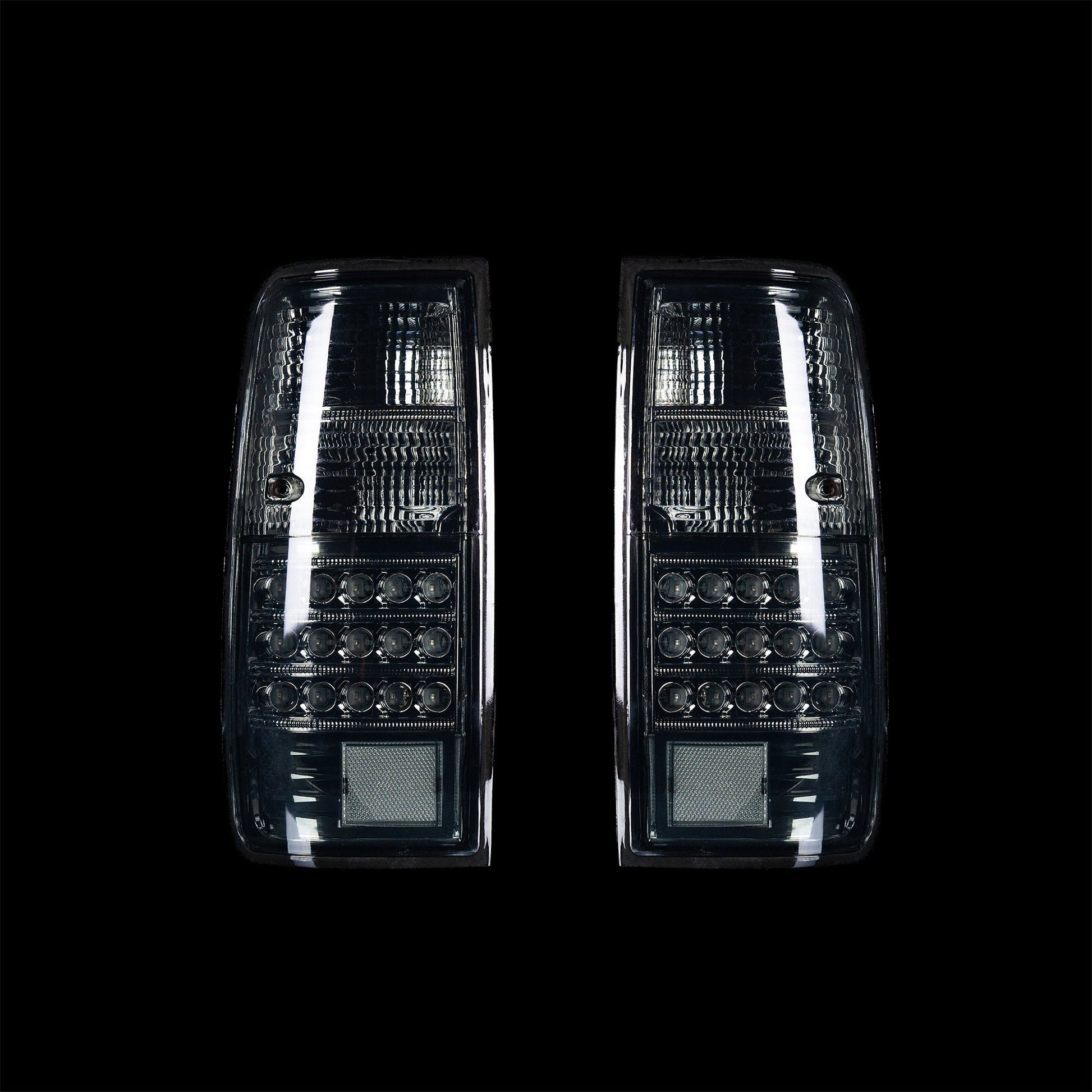 Smoked LED Tail Lights for 80 series LandCruiser - Bushdoof Lighting