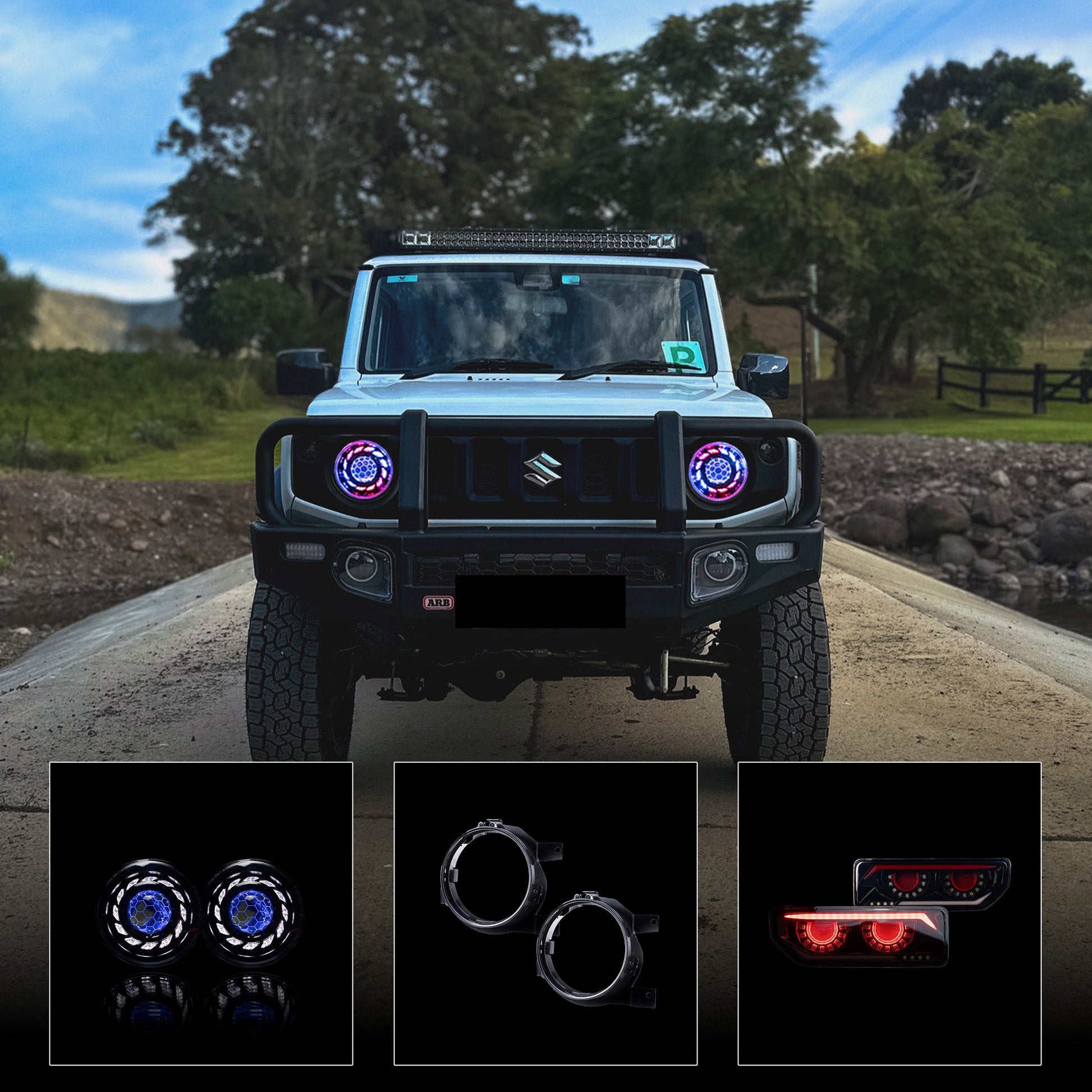 Suzuki Jimny Refresh Bundle 1 - Bushdoof Lighting