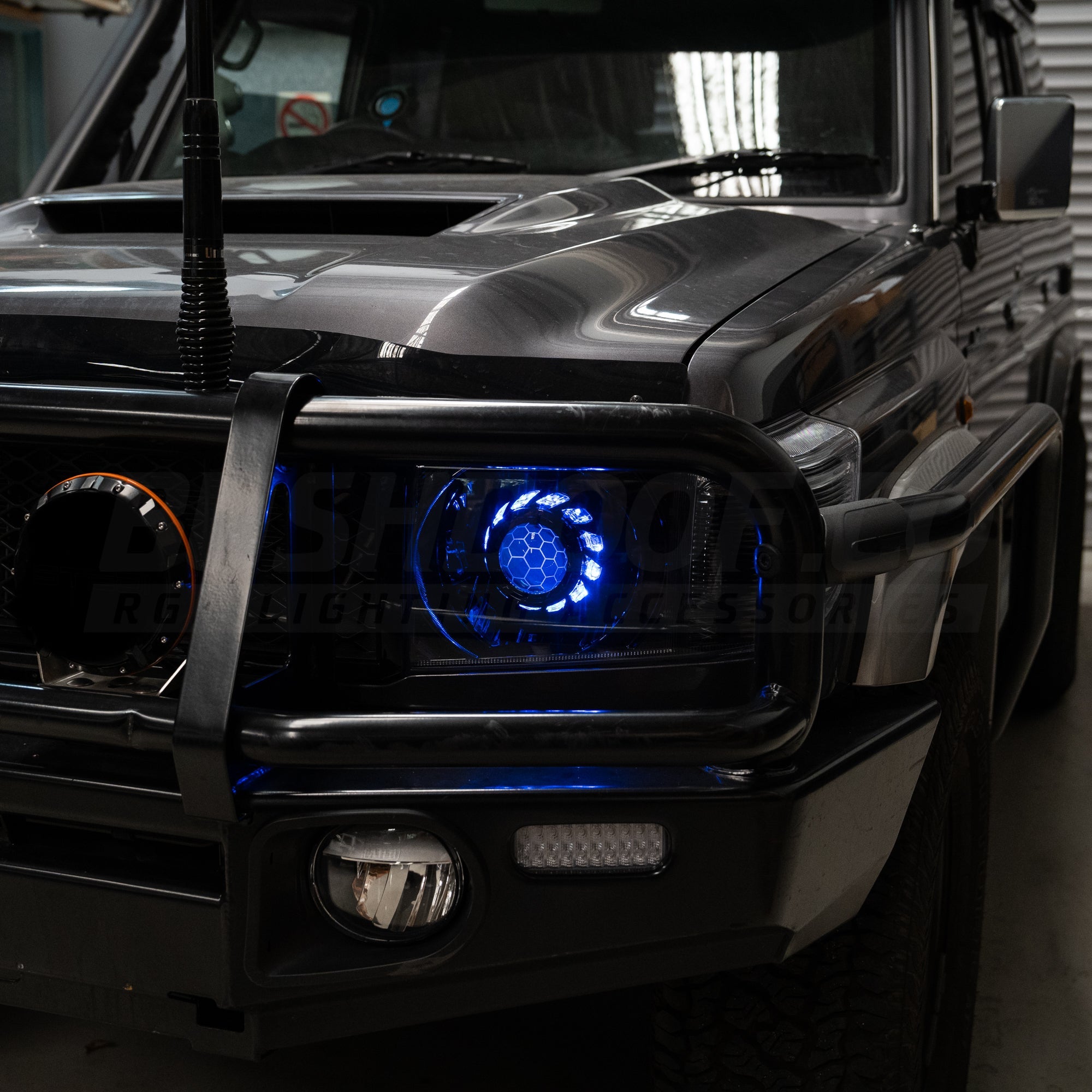 Toyota 70 Series Bi-LED Projector Headlights - Bushdoof Lighting