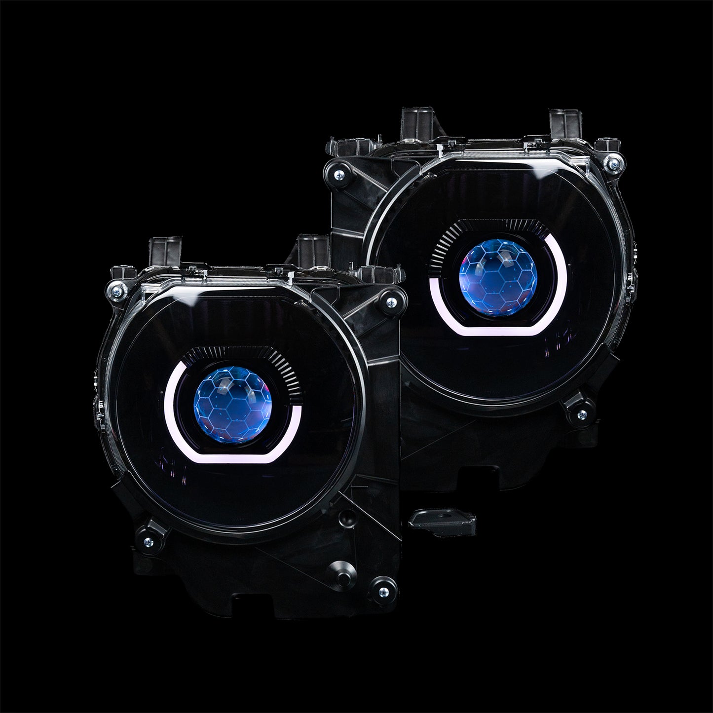 LED 'Angry Eye' Headlights to suit 2024+ Toyota 70 Series
