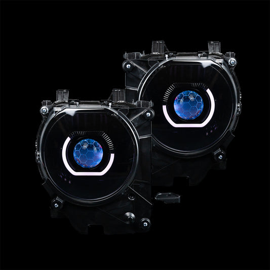 LED 'Angry Eye' Headlights to suit 2024+ Toyota 70 Series