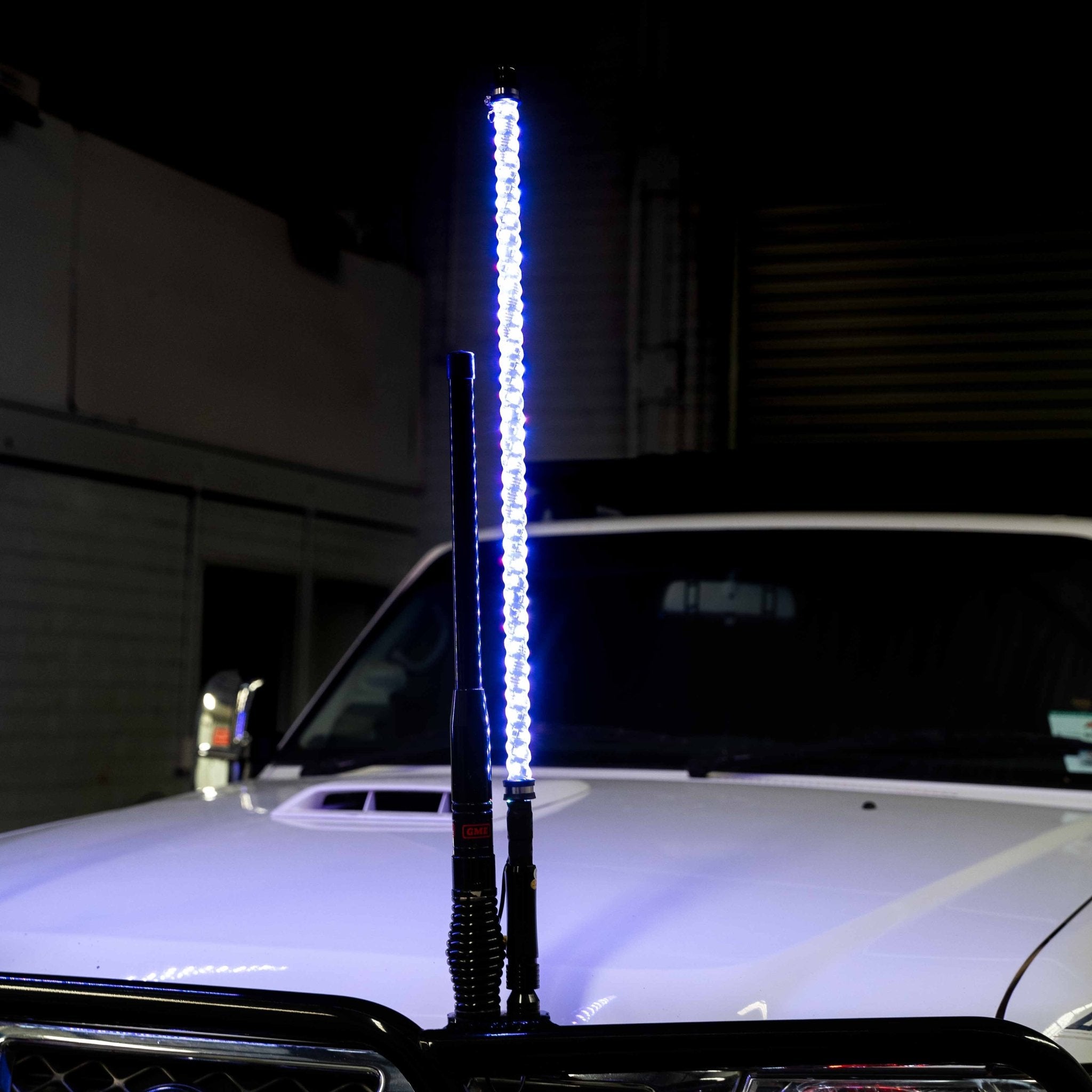 3ft LED Whip Lights | 3 Foot Chasing Spiral Whips – Bushdoof Lighting