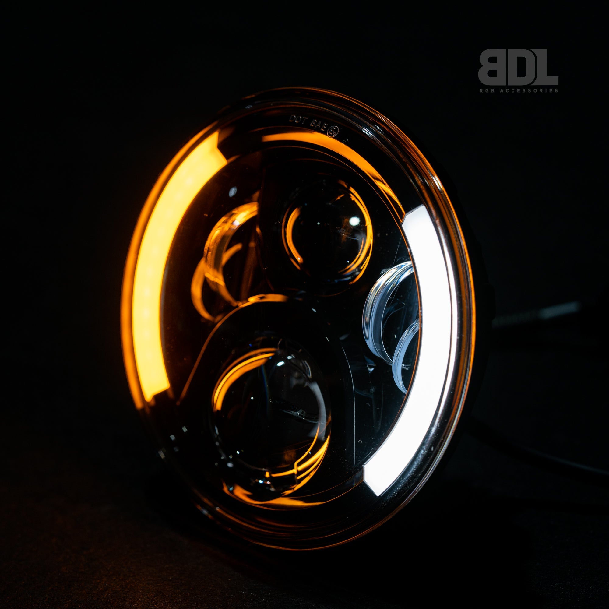 7" LED 'Angel Wing' Headlights - Bushdoof Lighting