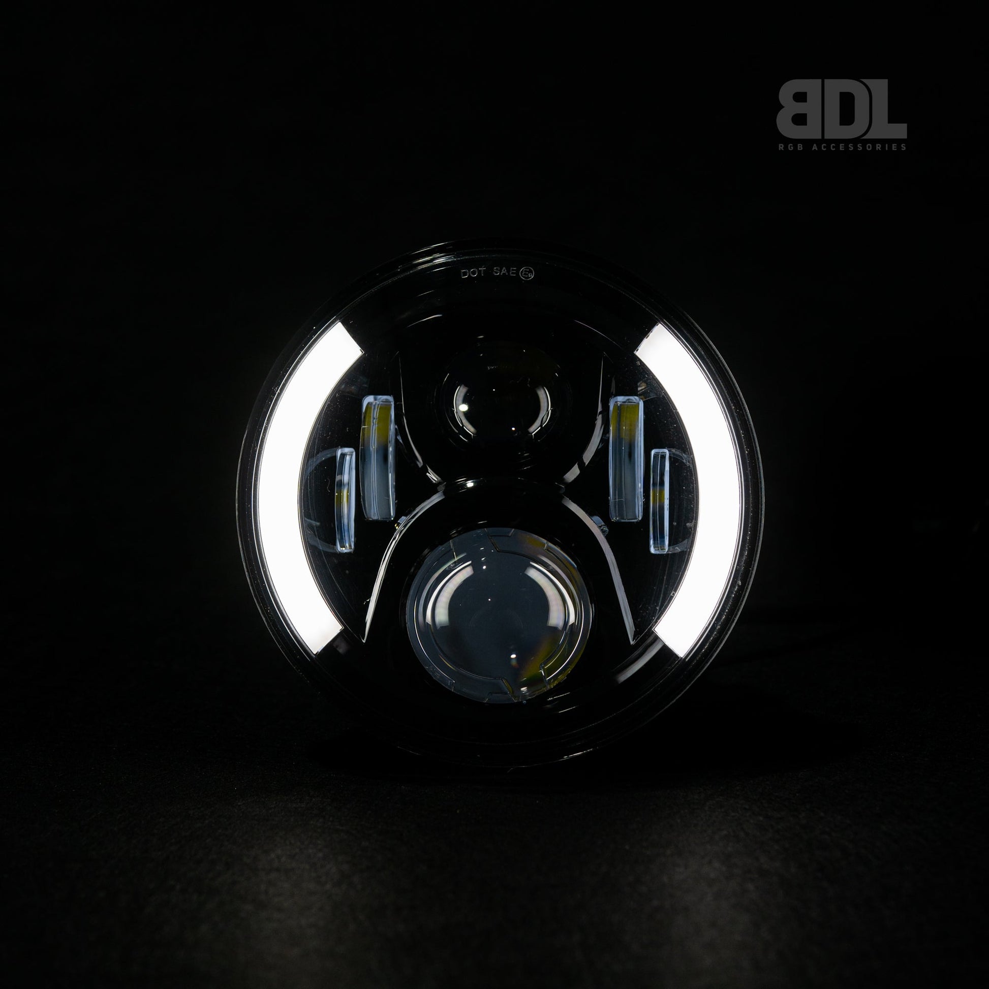 7" LED 'Angel Wing' Headlights - Bushdoof Lighting