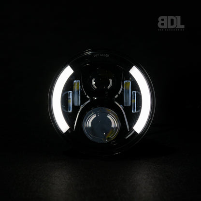 7" LED 'Angel Wing' Headlights - Bushdoof Lighting