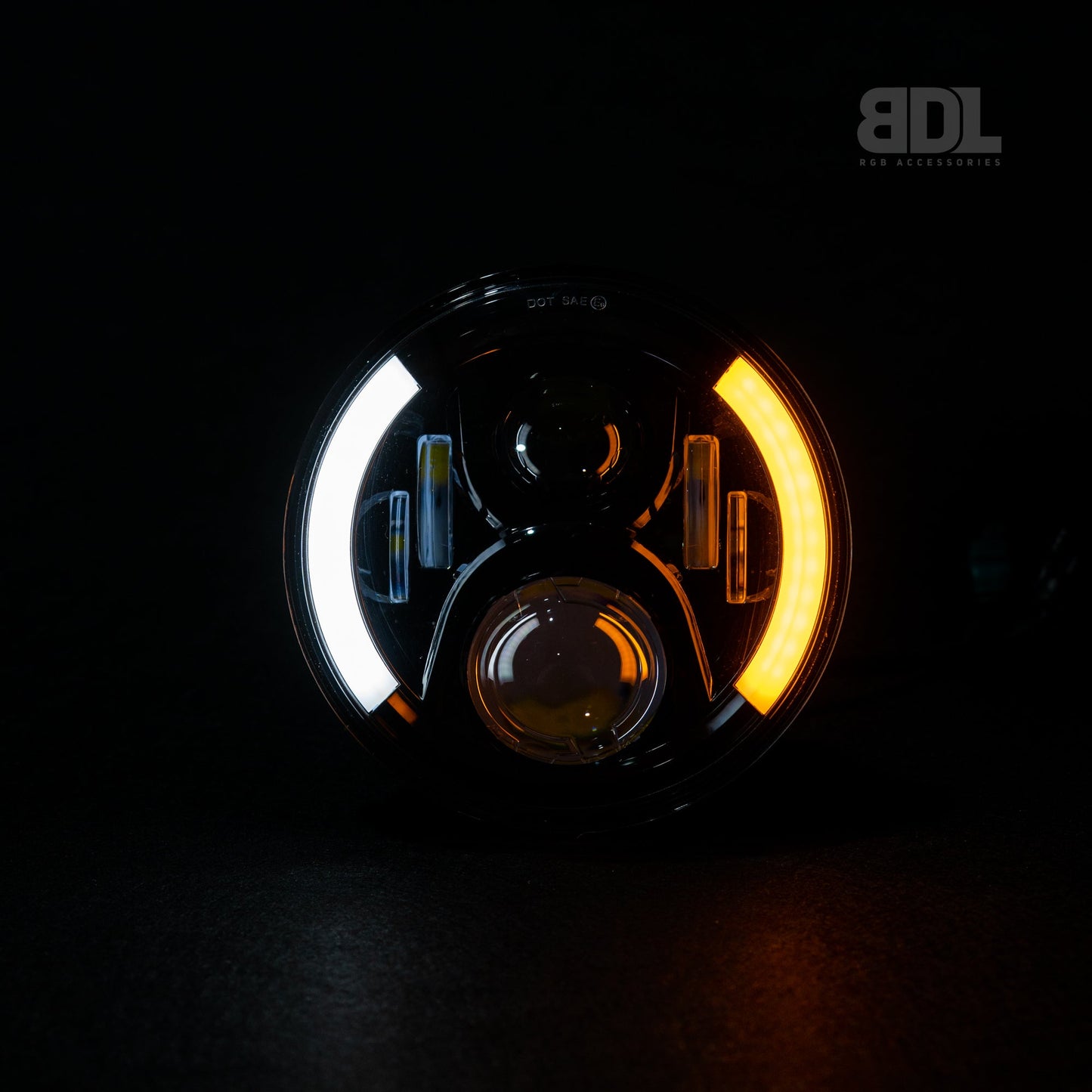 7" LED 'Angel Wing' Headlights - Bushdoof Lighting
