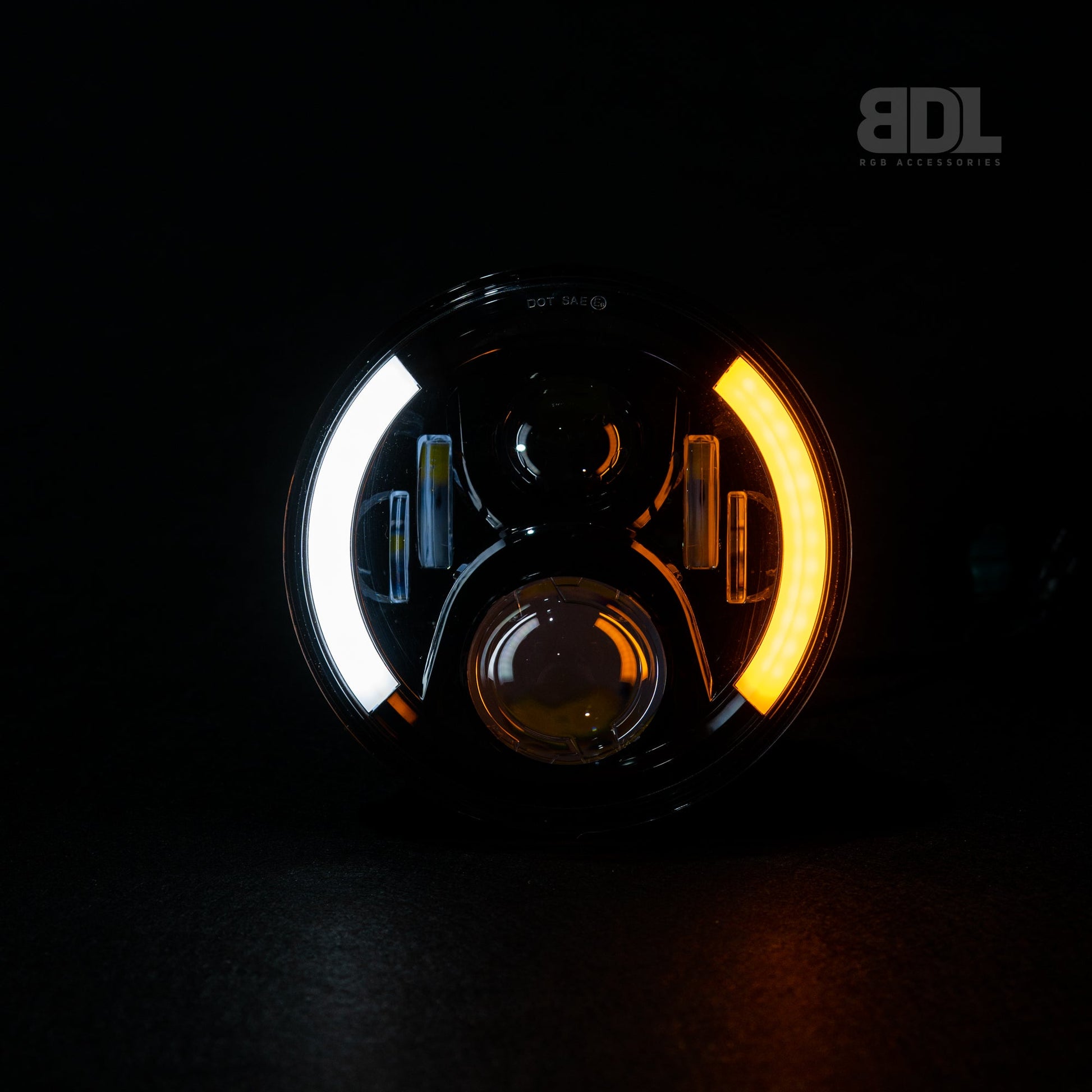 7" LED 'Angel Wing' Headlights - Bushdoof Lighting