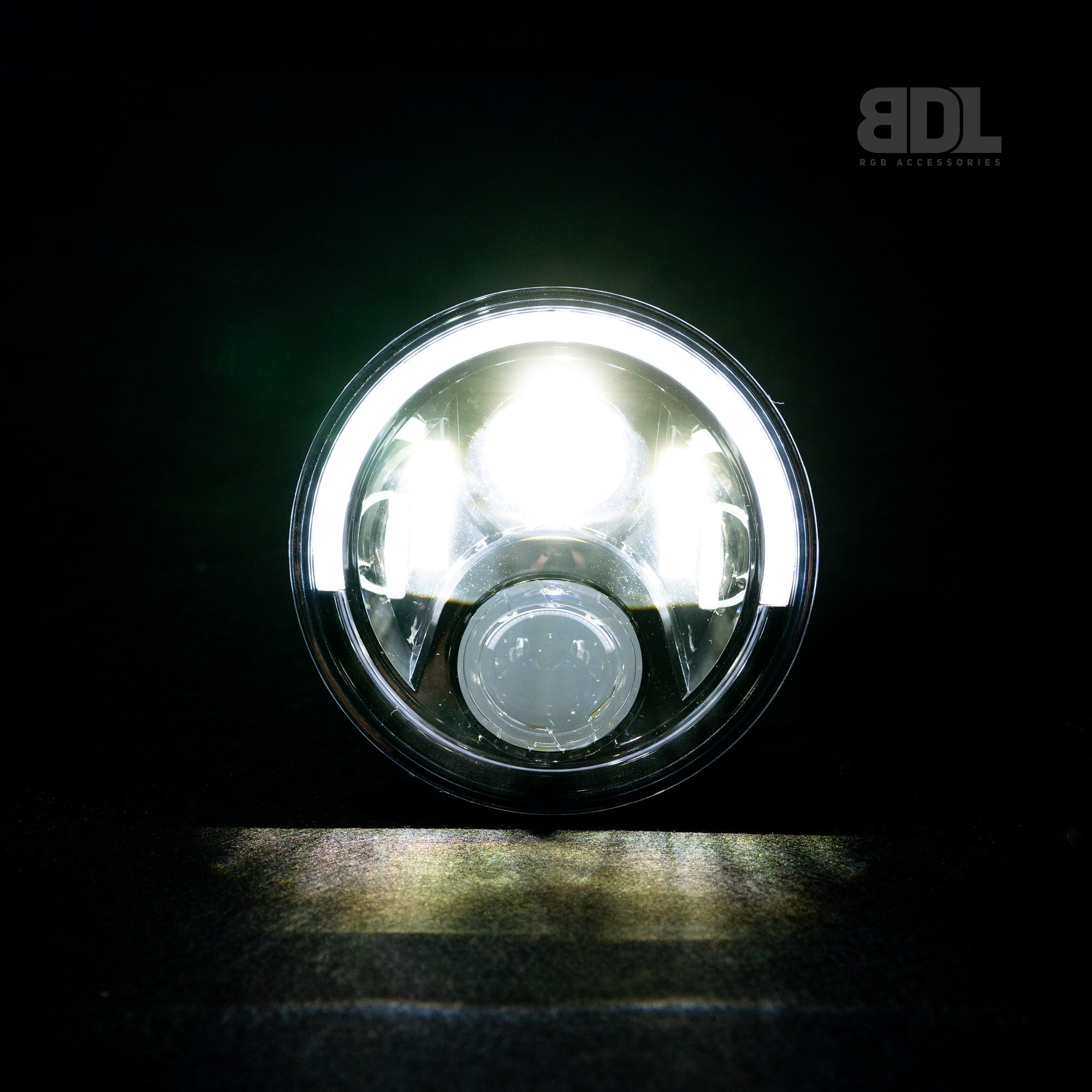 7" LED 'Eclipse' Headlights - Bushdoof Lighting