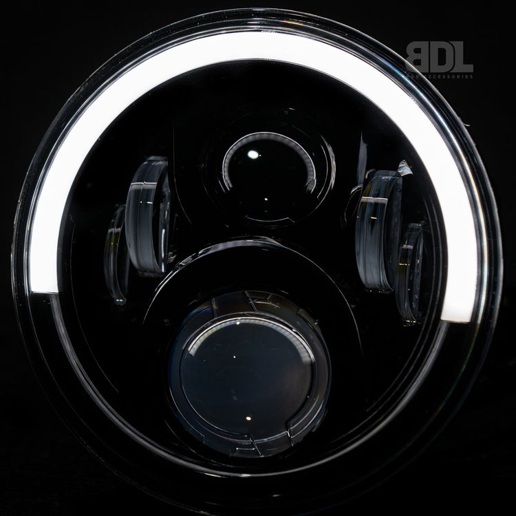 7" LED 'Eclipse' Headlights - Bushdoof Lighting