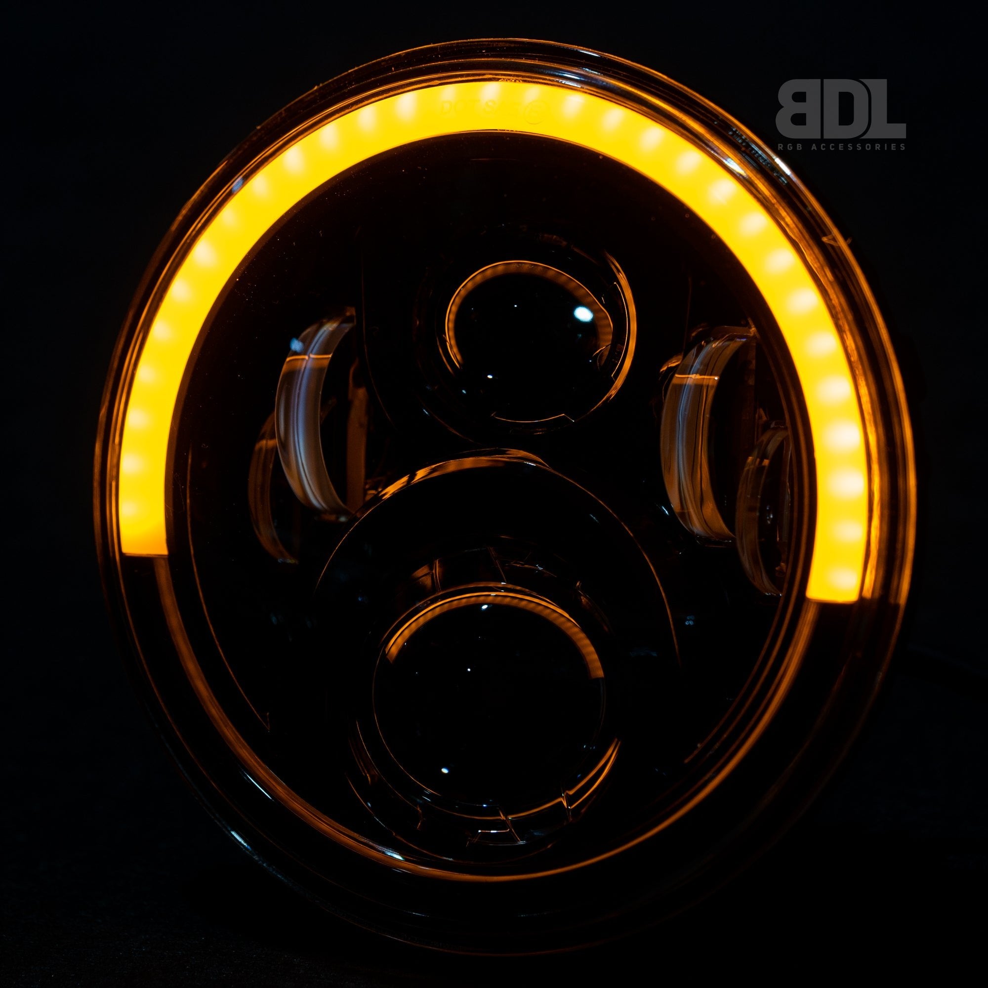 7" LED 'Eclipse' Headlights - Bushdoof Lighting