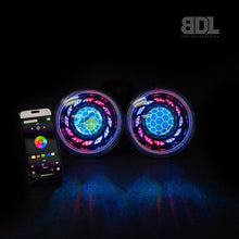 7" 'Turbine' LED Headlights - without Outer Ring - Bushdoof Lighting