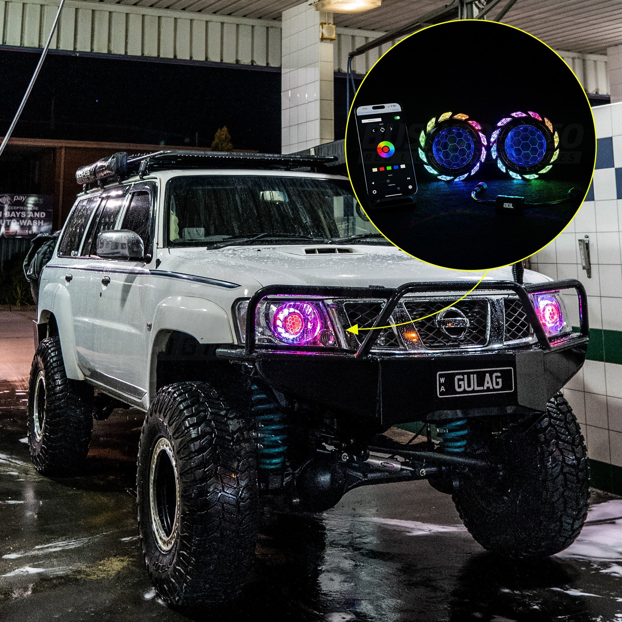 Bi-LED 'Turbine' Retrofit Headlight Kit - Bushdoof Lighting