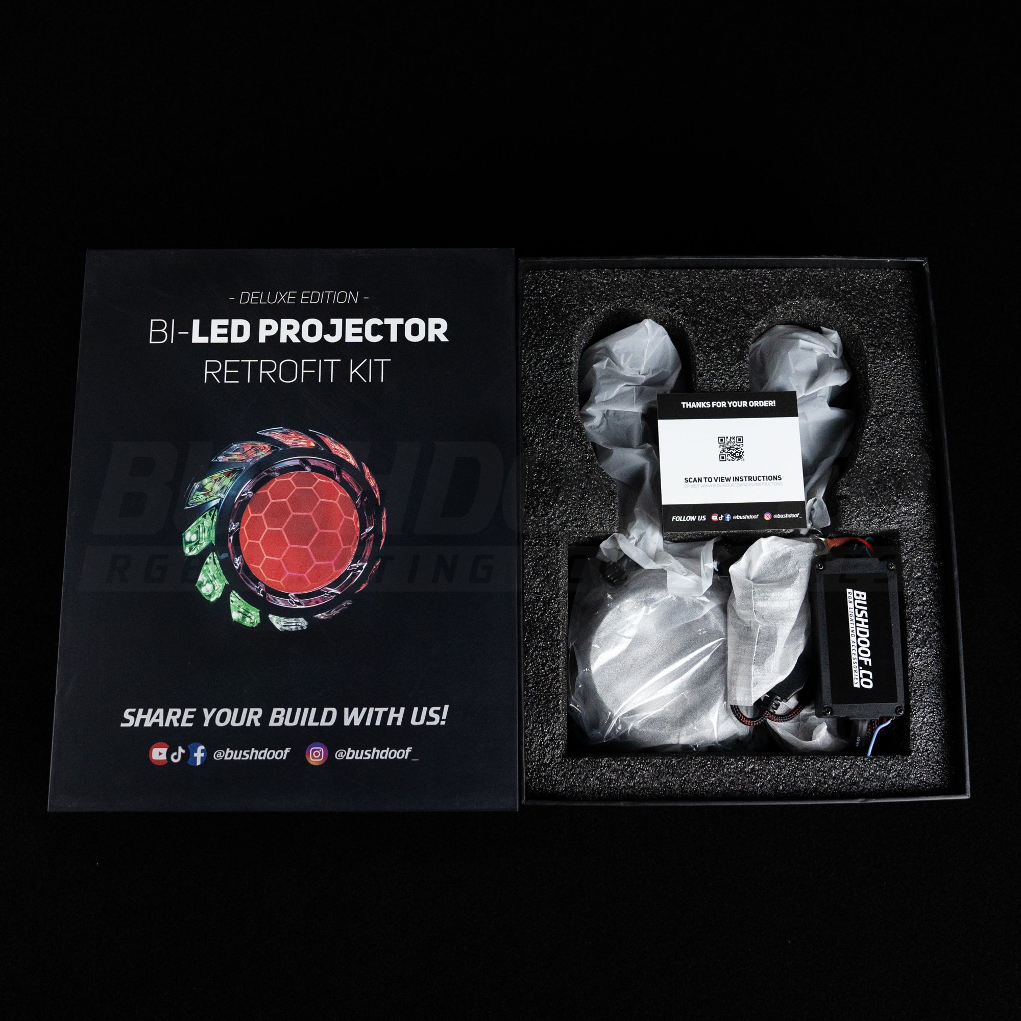 Bi-LED 'Turbine' Retrofit Headlight Kit - Bushdoof Lighting