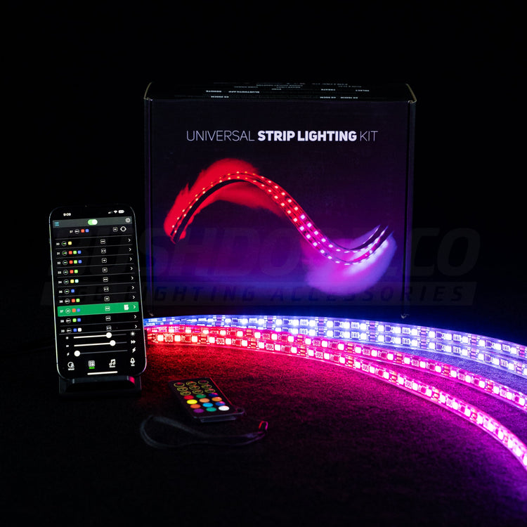 Chasing RGB LED Strip Lighting Kit - Bushdoof Lighting