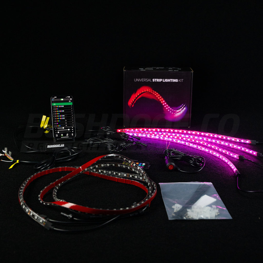 Chasing RGB LED Strip Lighting Kit - Bushdoof Lighting