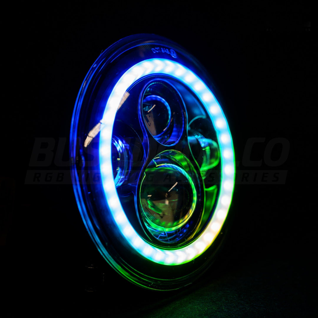 Colour Chasing 'Halo' Headlight & Fog Light Bundle - Bushdoof Lighting