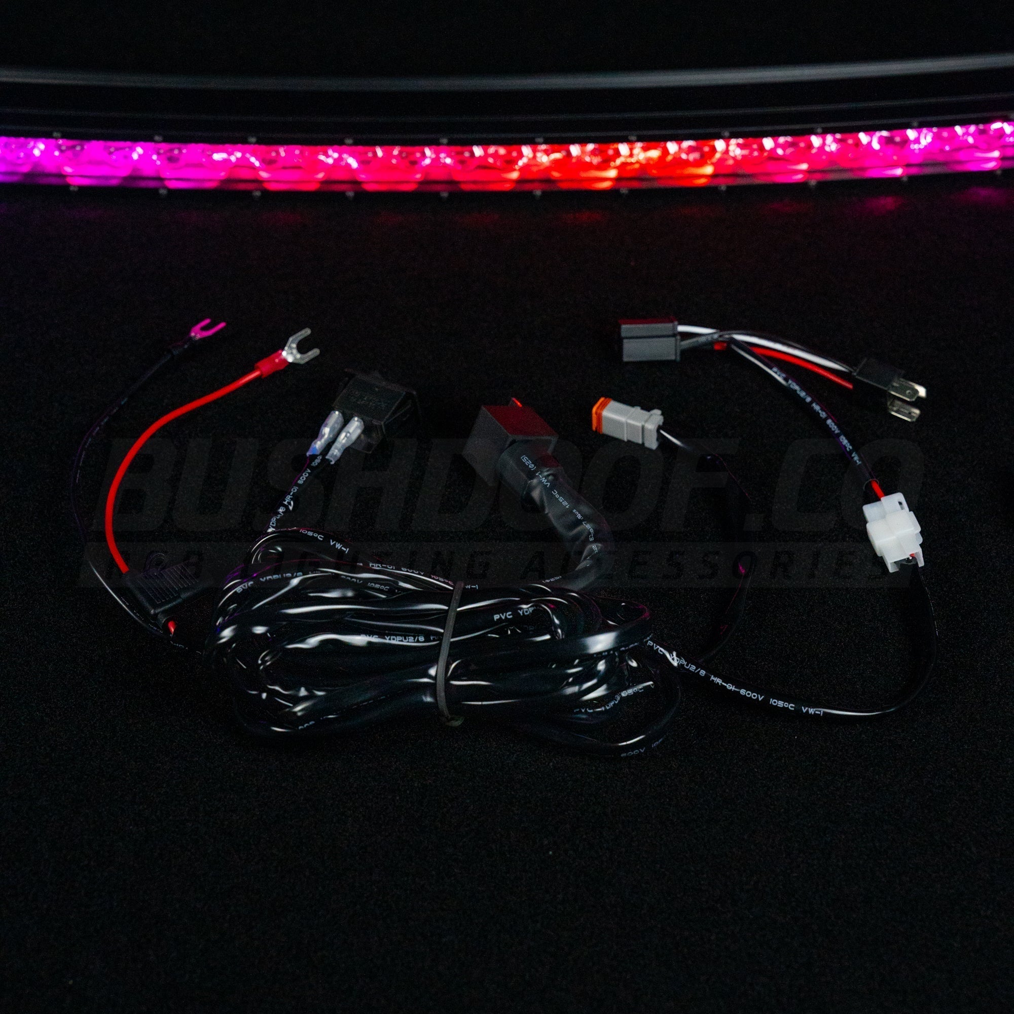 Curved 50" RGB Colour Chasing Light Bar - Bushdoof Lighting