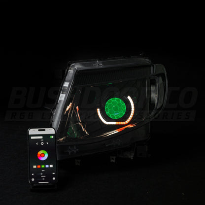 Ford Ranger PX1 Custom Headlights - Bushdoof Lighting