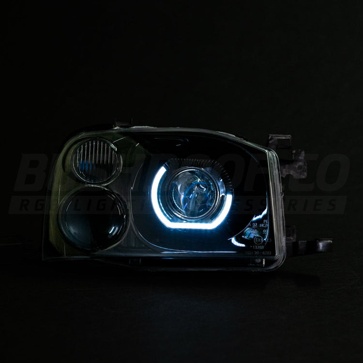 Nissan Navara D22 Custom Headlights - Bushdoof Lighting