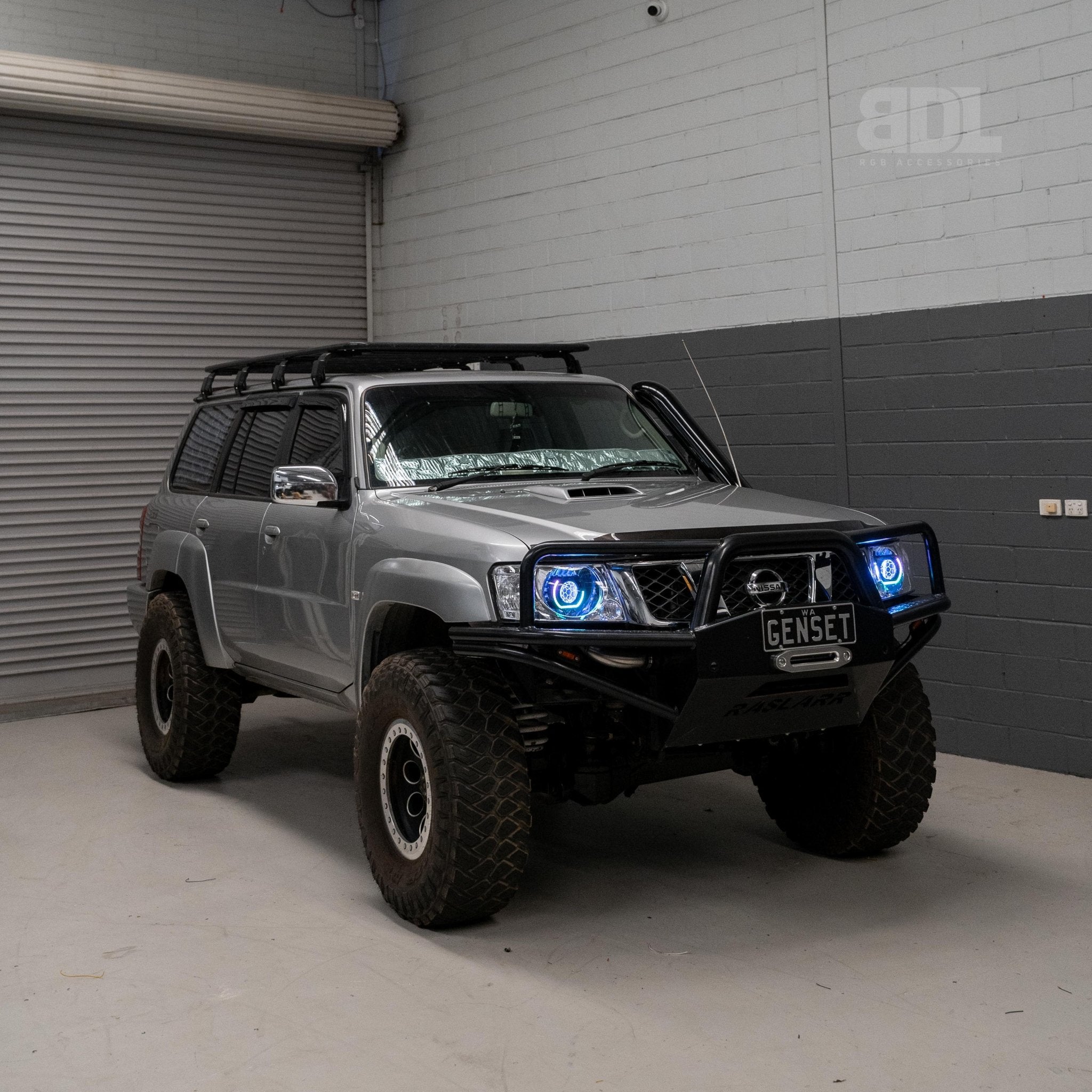 Nissan Patrol S4 Custom Headlights - Bushdoof Lighting