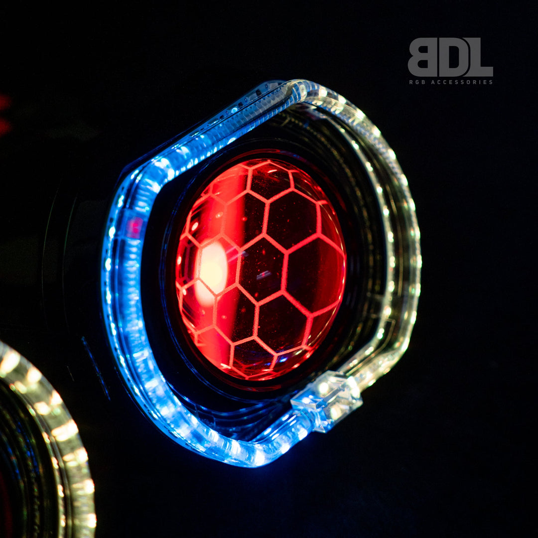 RGB 'Cuboid' Headlight Kit - Bushdoof Lighting