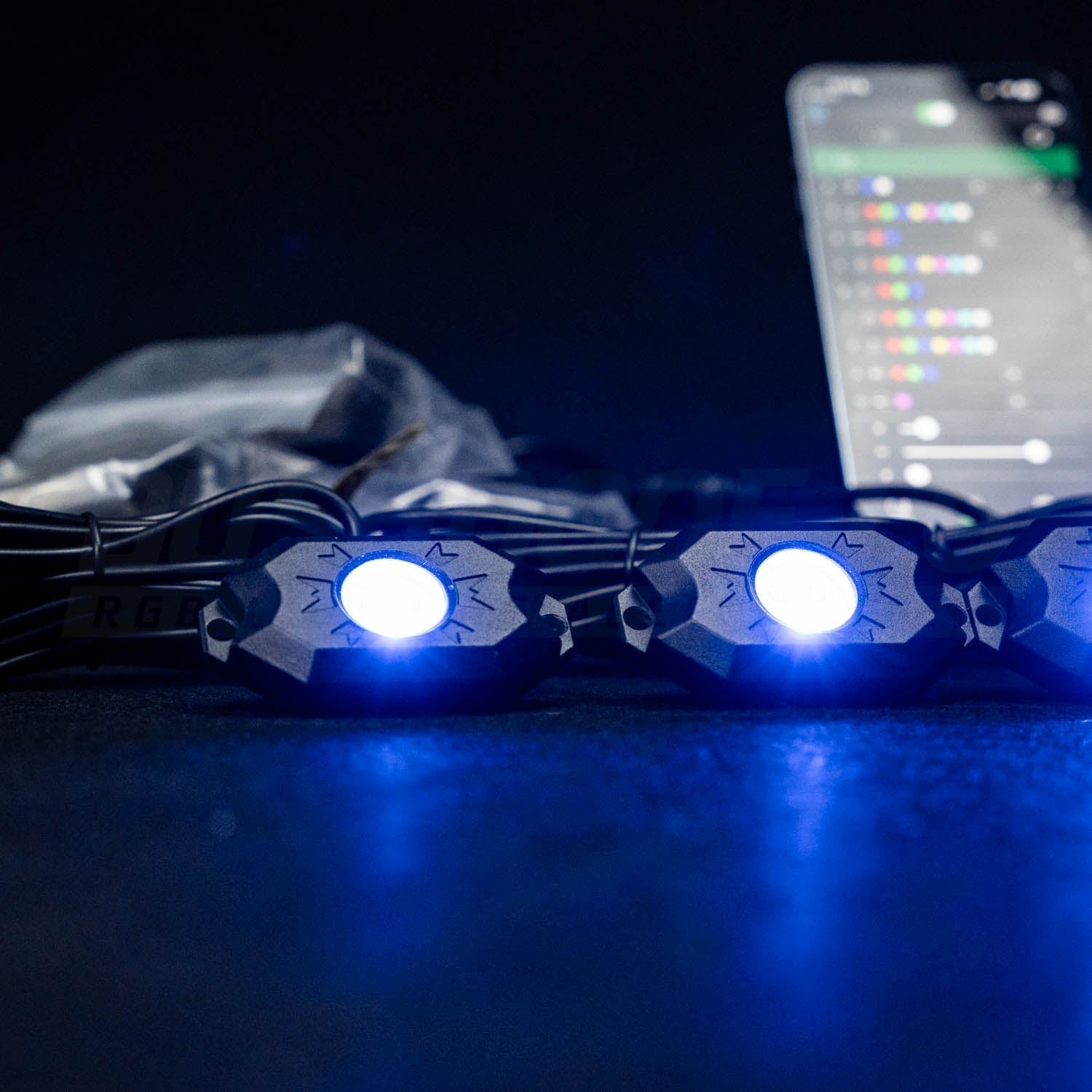 RGB Rock Lights - 6 Pack - Bushdoof Lighting