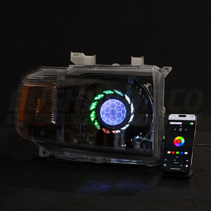 RGB 'Turbine' Headlight Kit - Bushdoof Lighting