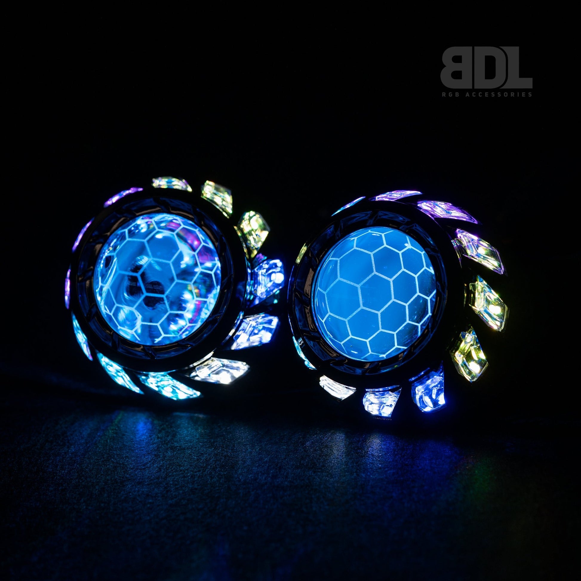 RGB 'Turbine' Headlight Kit - Bushdoof Lighting