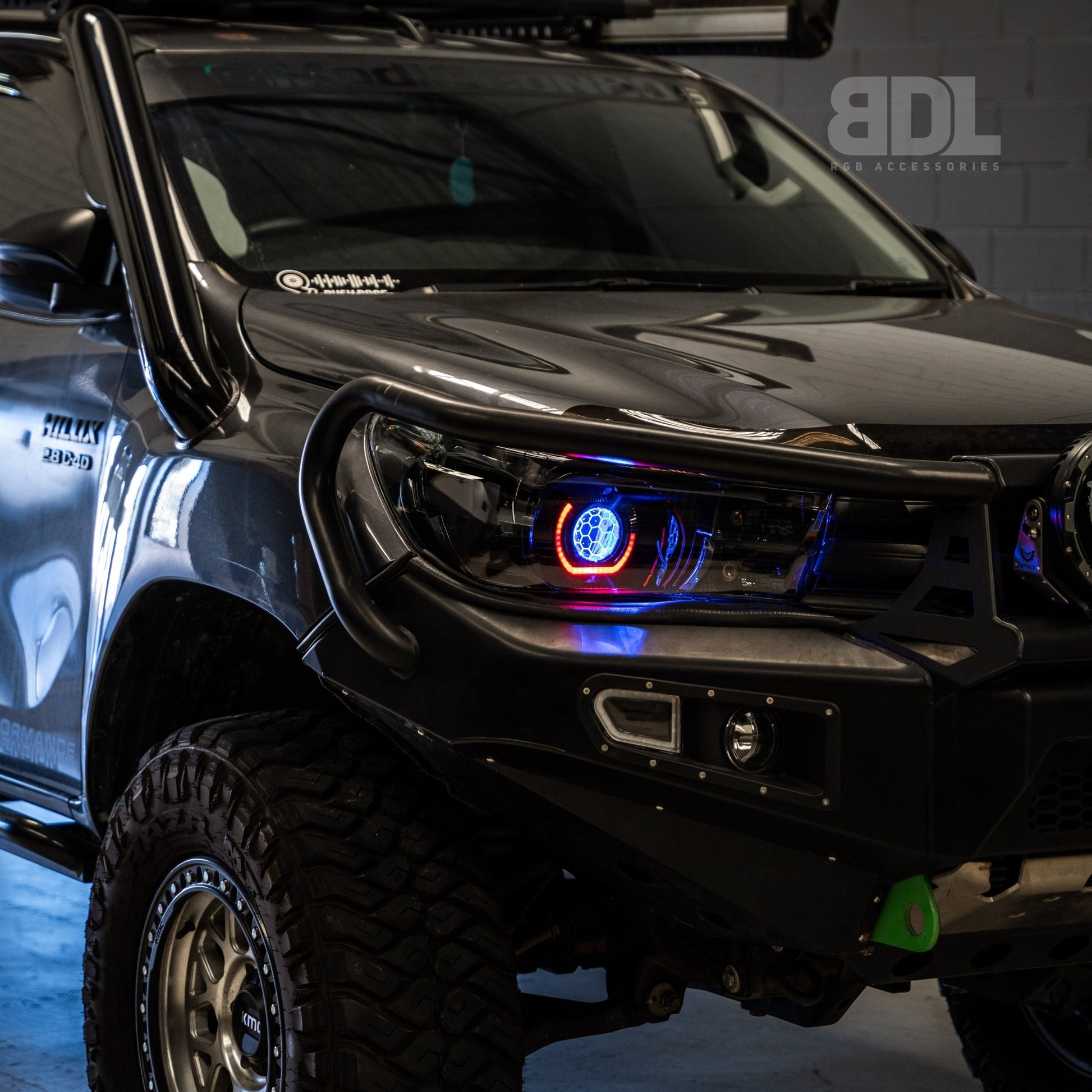 RGBW 'Angry Eye' Headlight Kit - Bushdoof Lighting