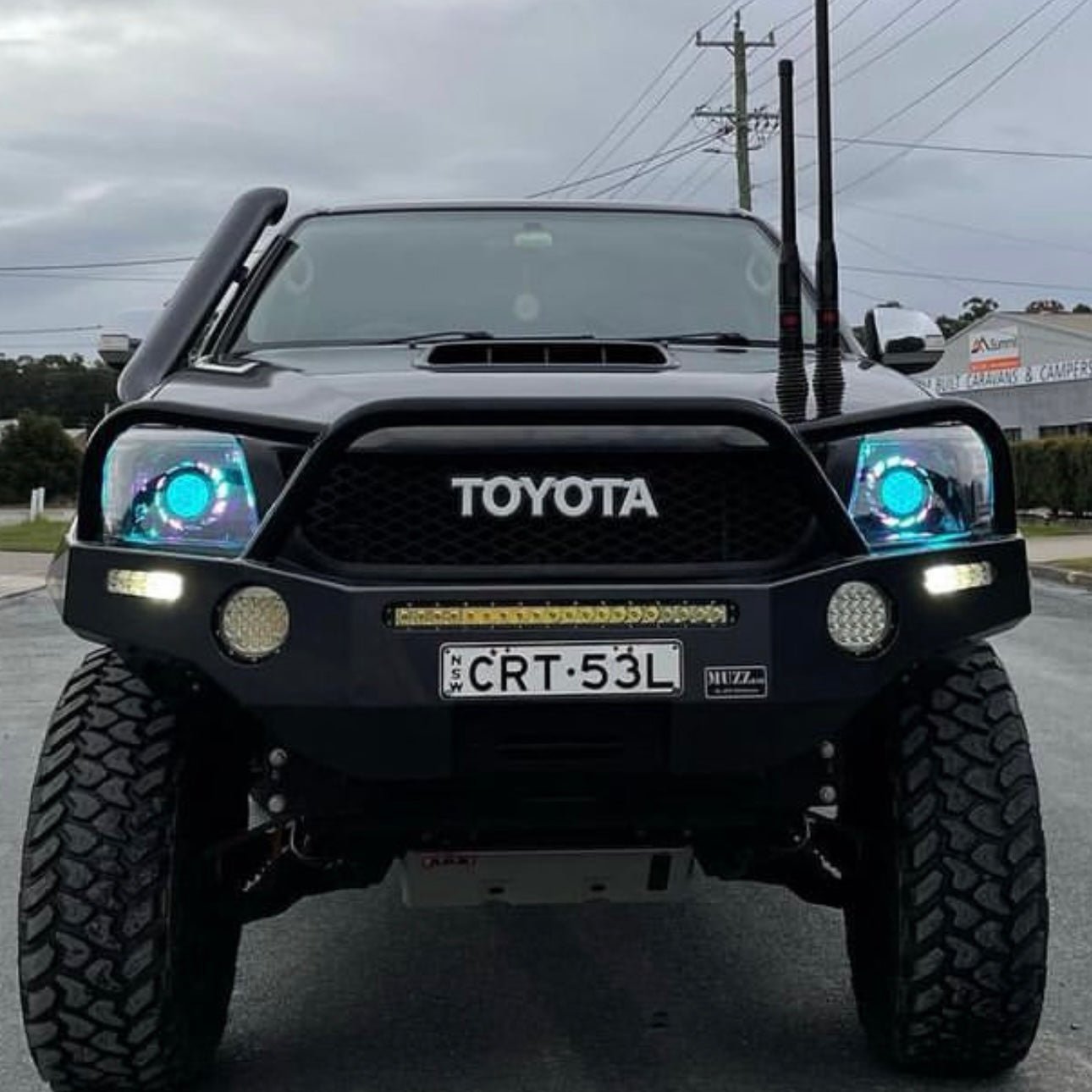 Toyota N70 Custom Headlights - Bushdoof Lighting